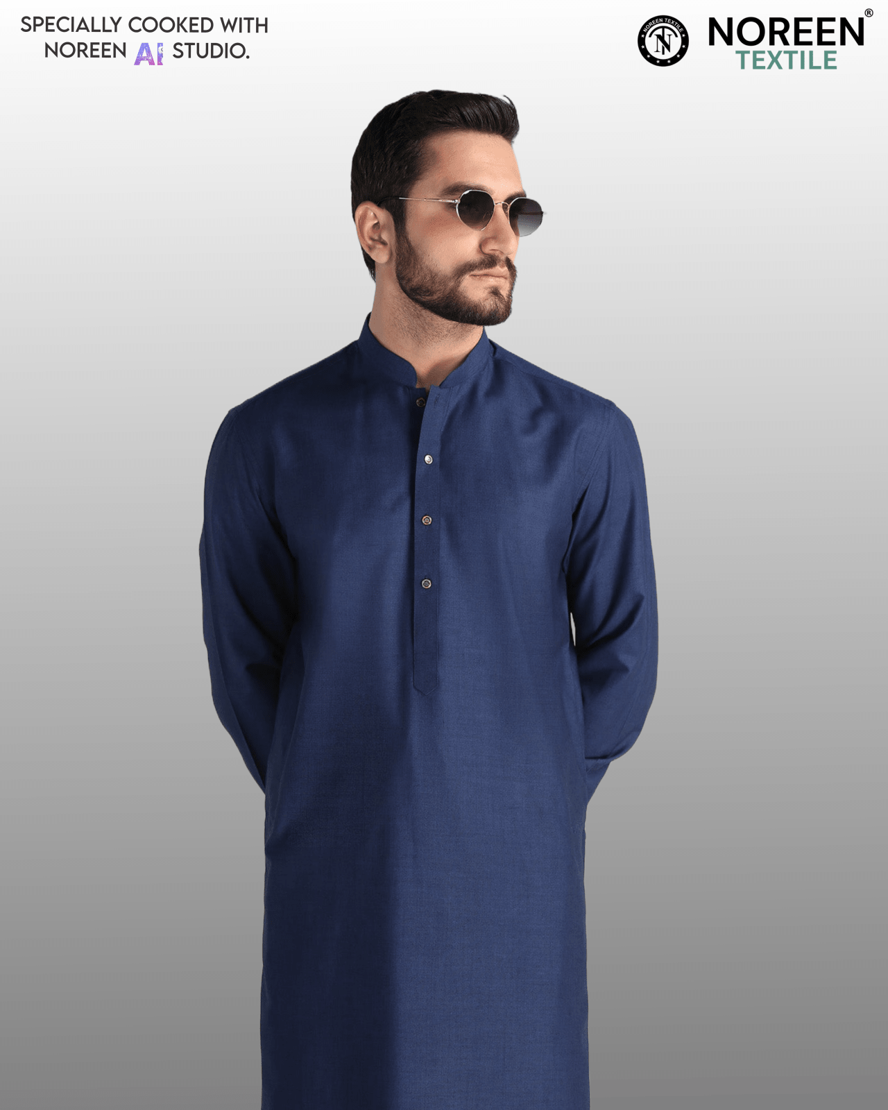 NAV BLUE GPT - WRINKLE FREE - Noreen Textile