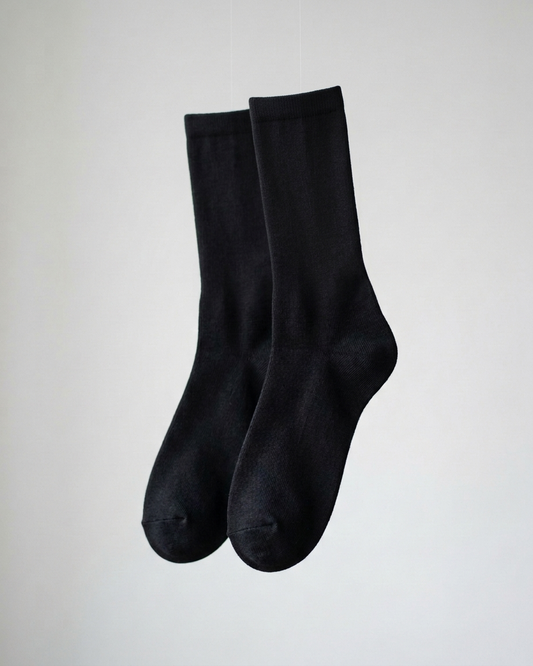 Jet Black Socks